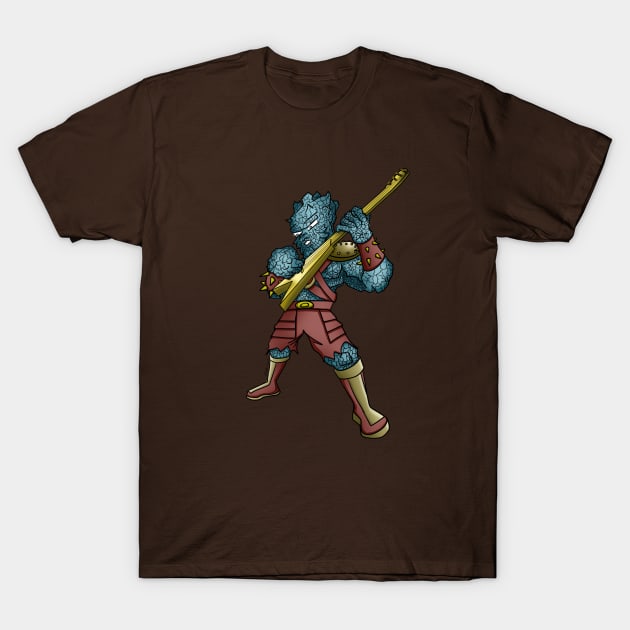 Korg on bass (The Asgardians) T-Shirt by studiomogura